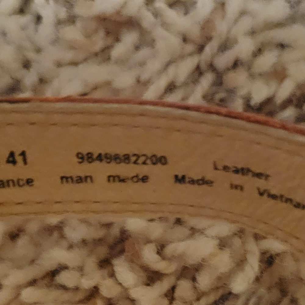 Dansko Red Leather Sandals - Picture 4 of 5